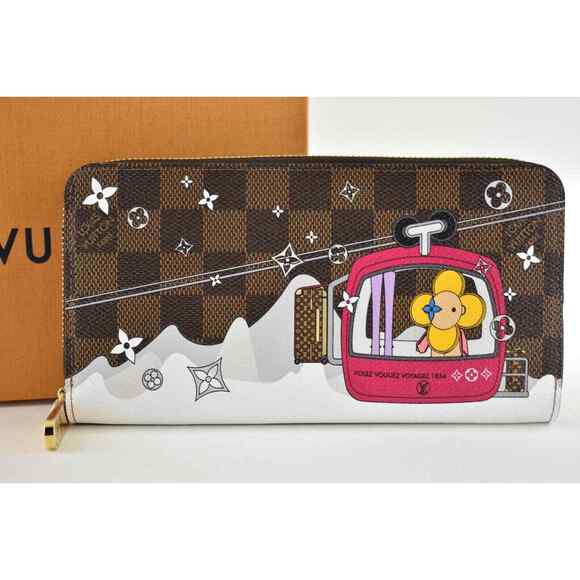 Louis Vuitton Holiday 2019 Vivienne Brown Damier Ebene Zippy Coin Purse Wallet - Picture 3 of 12